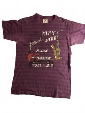 Vintage Tennessee River New Orleans Music Lovers T-Shirt, Size L